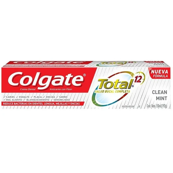 Crema dental Colgate total clean mint de 150 ml