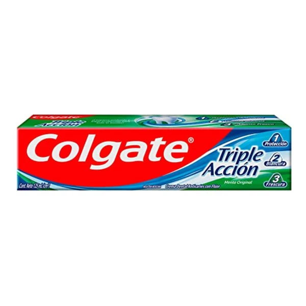 Crema Colgate triple acción de 125 ml