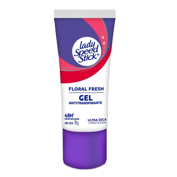Desodorante Lady Speed Stick Floral Fresh gel en tubo de 70 gr