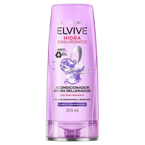 Acondicionador Elvive hidra purificante en pote de 370 ml