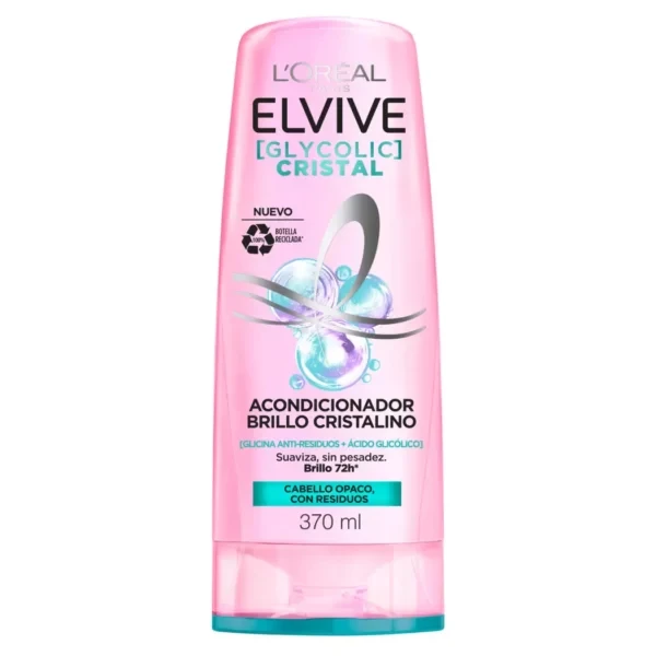Acondicionador Elvive Glycolic Crystal de 370 ml