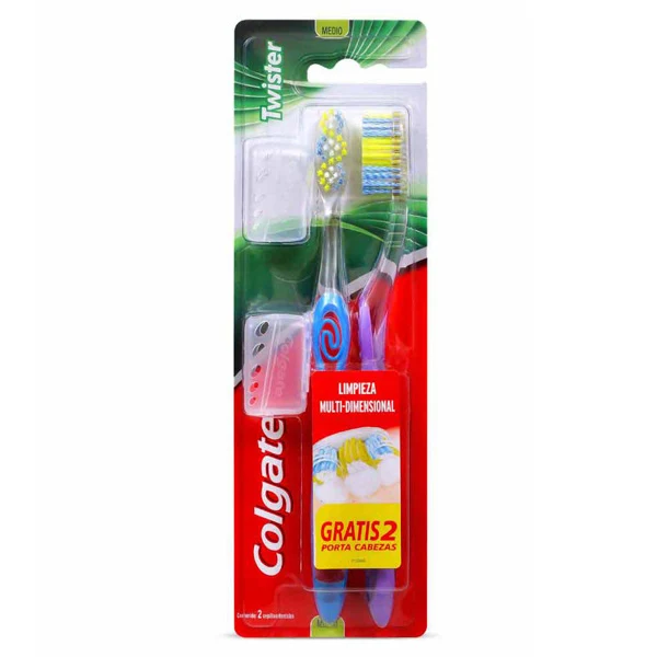 Cepillo dental Colgate twister 2 por 1