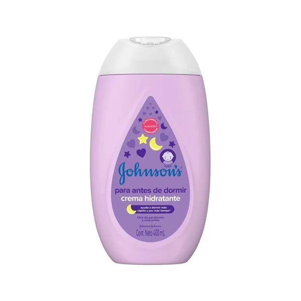 Crema líquida para antes de dormir Johnsons de 400 ml