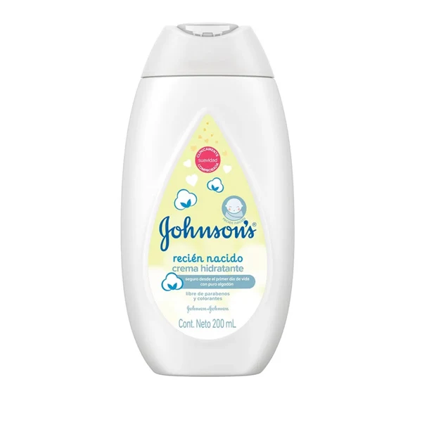 Crema líquida recién nacidos Johnsons de 200 ml
