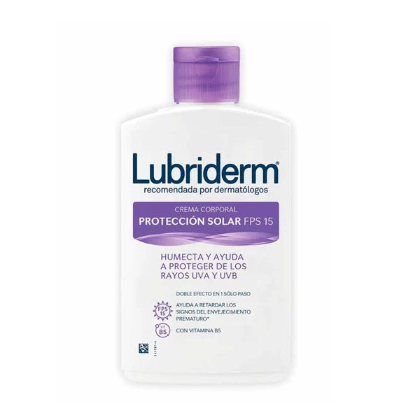 Crema protección solar UV Lubriderm de 200 ml