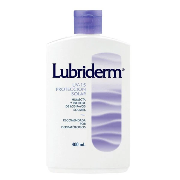 Crema protección solar UV Lubriderm de 400 ml