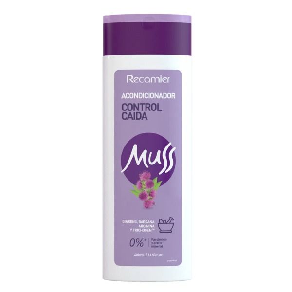 Acondicionador Muss control caída de 400 ml