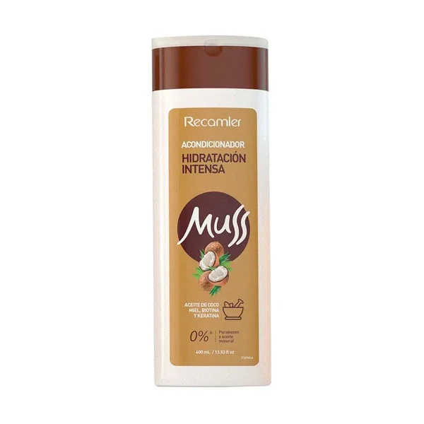 Acondicionador Muss hidratación en pote de 400 ml