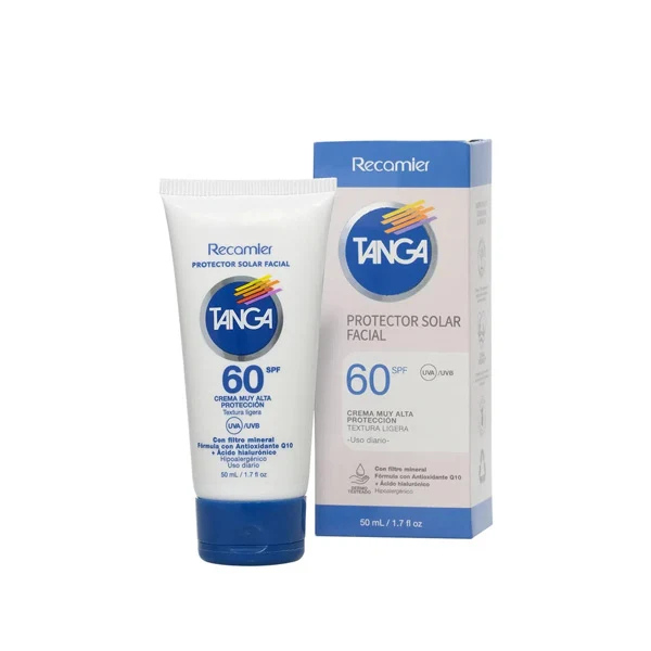 Bloqueador Tanga facial SPF-60 de 50 ml