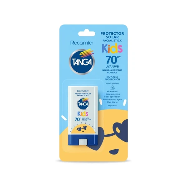 Bloqueador Tanga Kids SPF 70 en barra